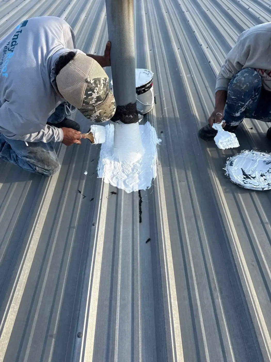 Membrane repair completed in Honey Creek