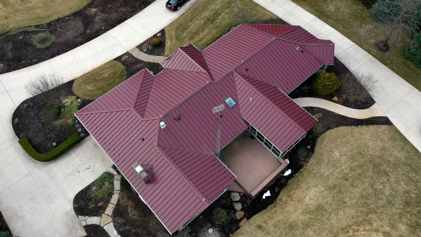 Commercial roof inspection documented in Honey Creek