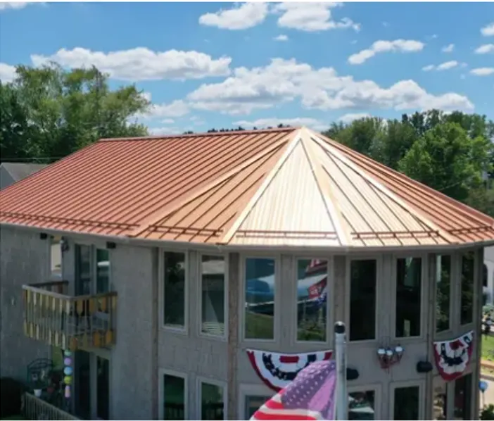 Flashing and seam work in Honey Creek